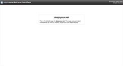 Desktop Screenshot of desjoyaux.net
