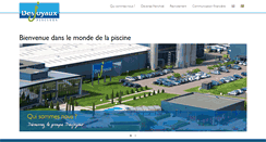 Desktop Screenshot of desjoyaux.com